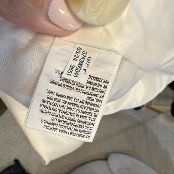 AMERICAN EAGLE white linen blazer - Picture 5 of 7